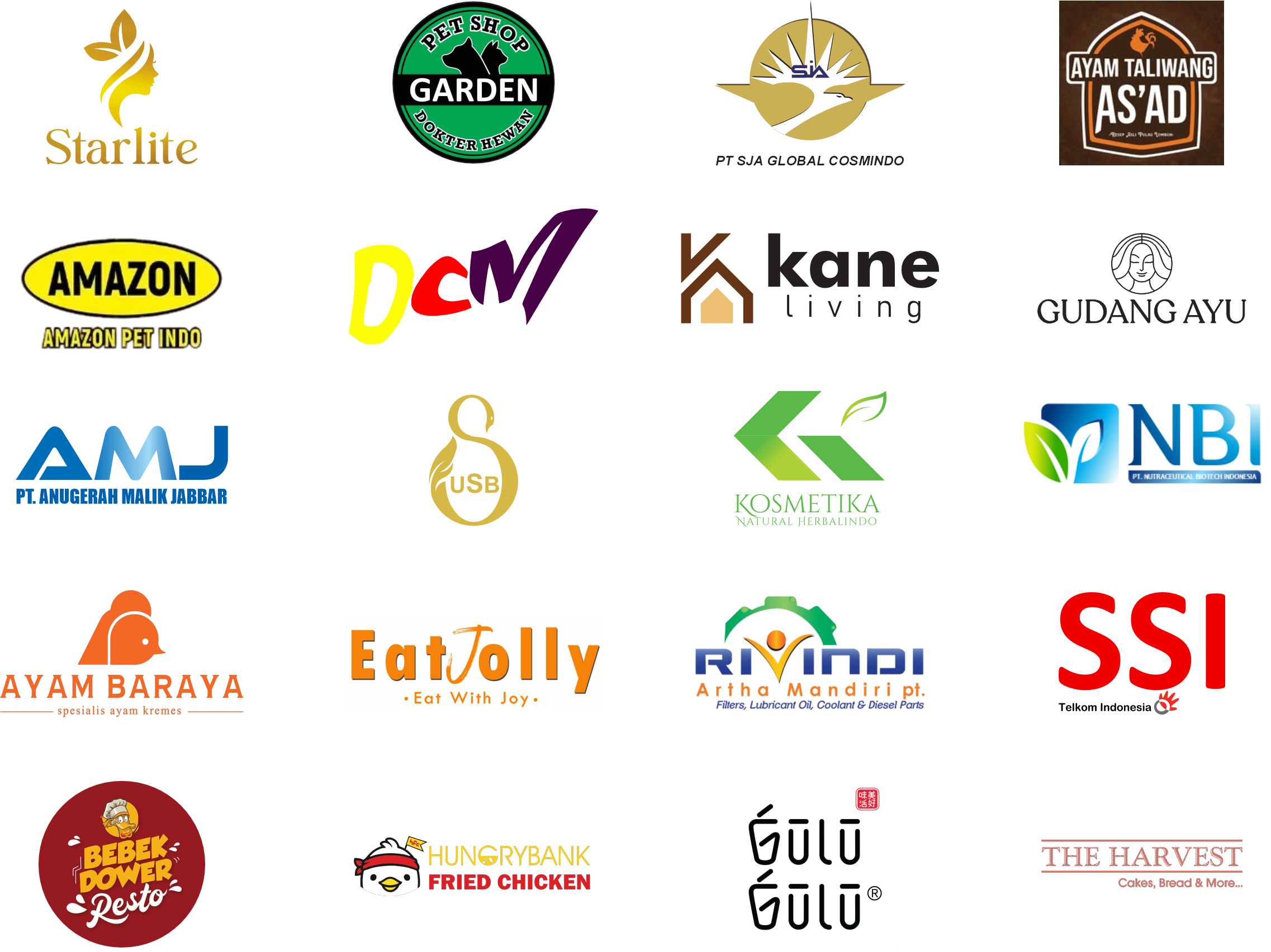Klien Kami - Brand & Bisnis Ternama